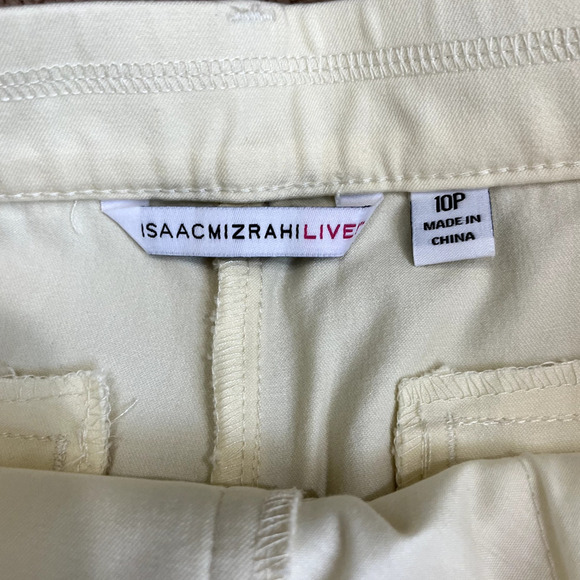 Yellow IsaacMizrah Live Bootcut Pants 10P - Picture 6 of 8